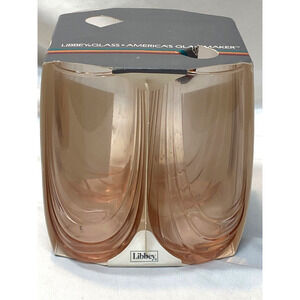 1980s Libbey Pink Tumblers NIP